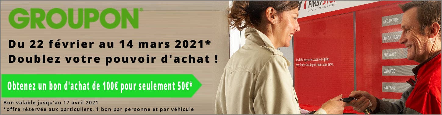 Obtenez 100€ pour 50€